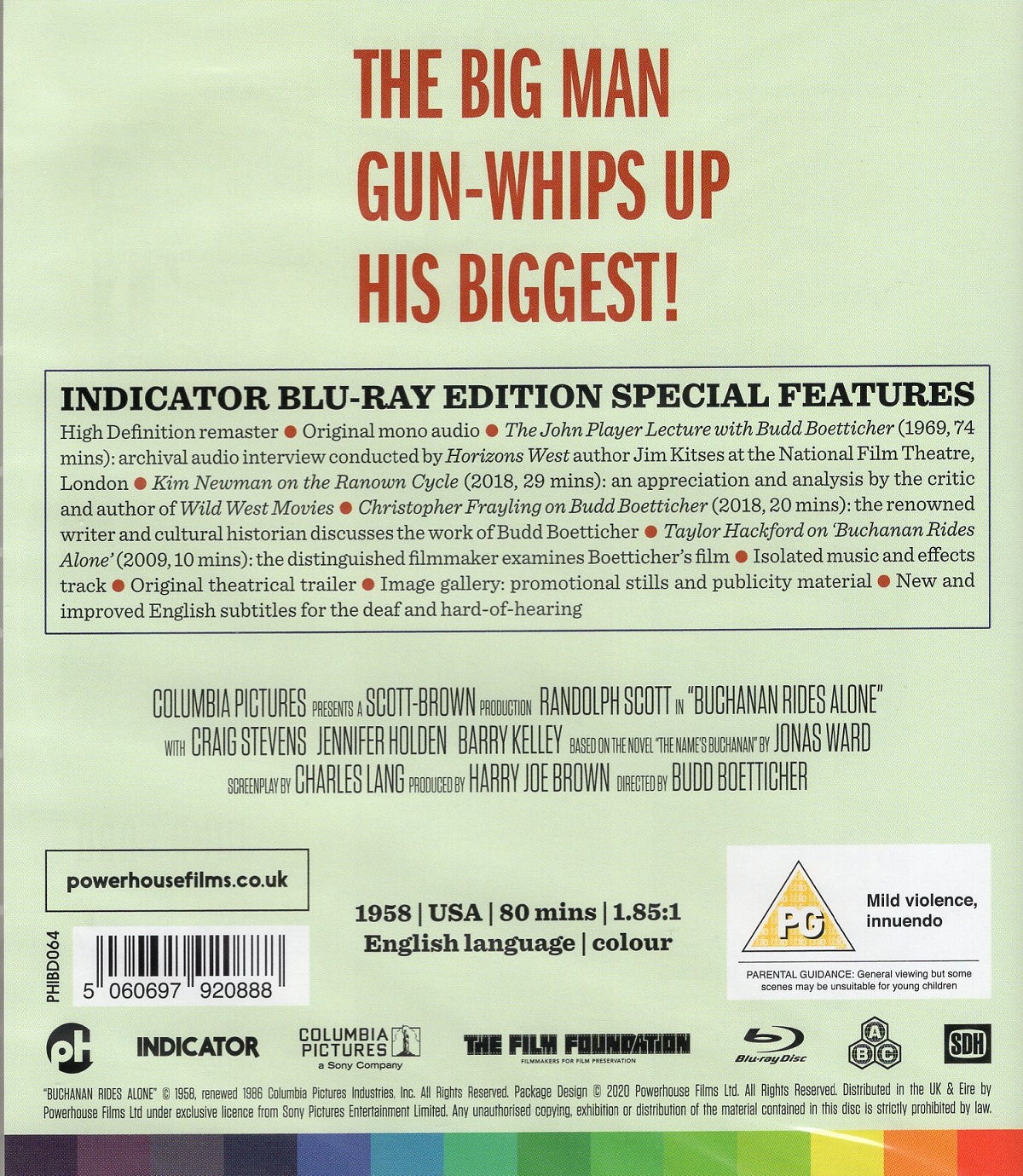 Buchanan Rides Alone (ej svensk text) (Blu-ray) - 2