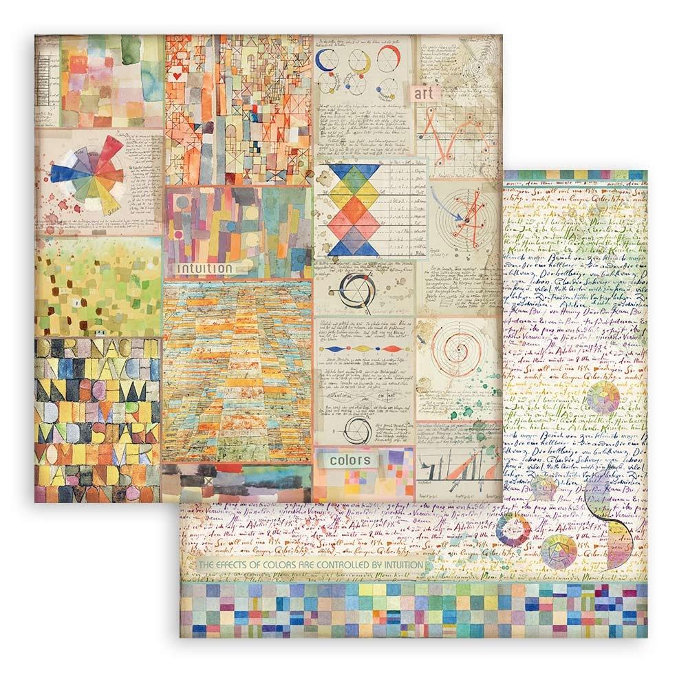 Stamperia - Bauhaus - 10 olika dubbelsidiga ark 8x8" - 10