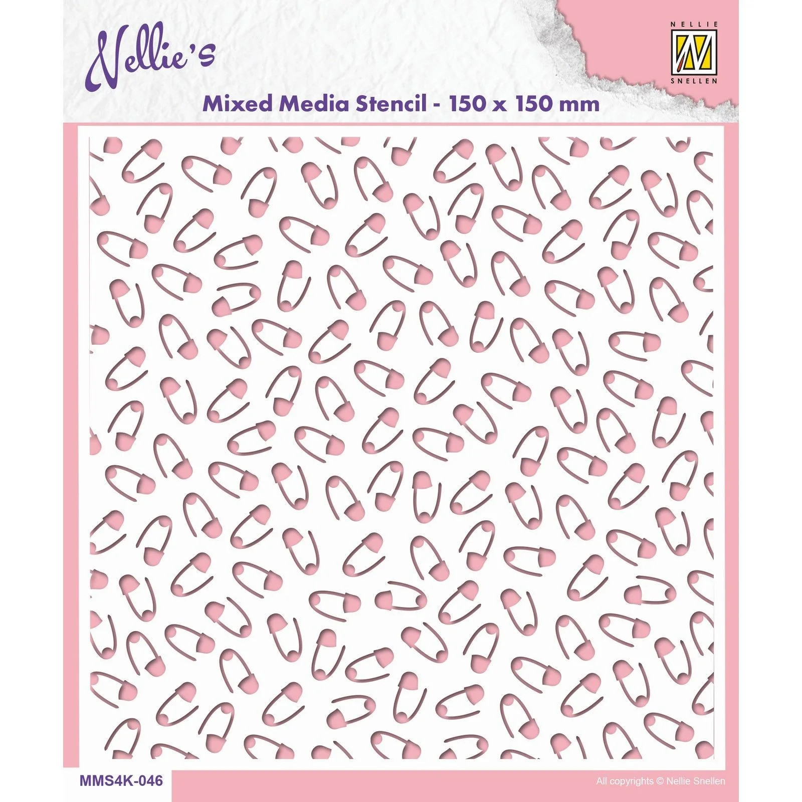 Stencil Safety Pins