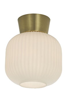 VANJA plafond, vit/matt mässing - Aneta Lighting