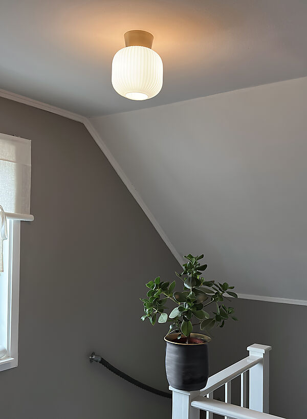 VANJA plafond, vit/matt mässing - Aneta Lighting - 2