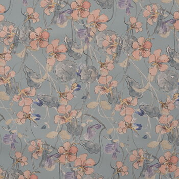 SOFTSHELL FLORALS - LIGHT BLUE