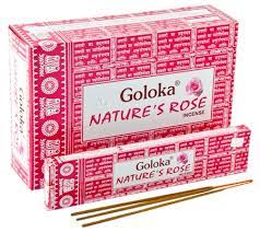 Goloka Nature´s Rose Rökelse (12 stickor)
