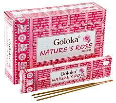 Goloka Nature´s Rose Rökelse (12 stickor)