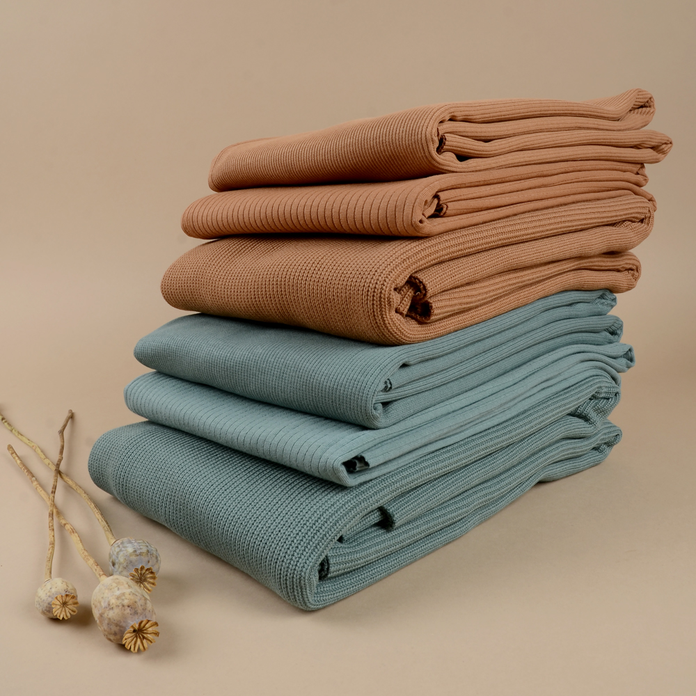 RIBBED JERSEY - CARAMEL - 2