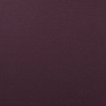 RIBBED JERSEY - DARK PLUM