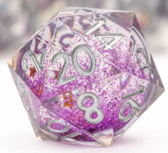 D20 Elixir Liquid Core Dice Sorcerous Swirl