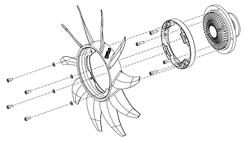 GKTech RB/VG Adapter Fläktkoppling