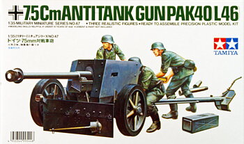 7,5cm Anti tank Gun Pak40/L46  Skala 1:35 Tamiya