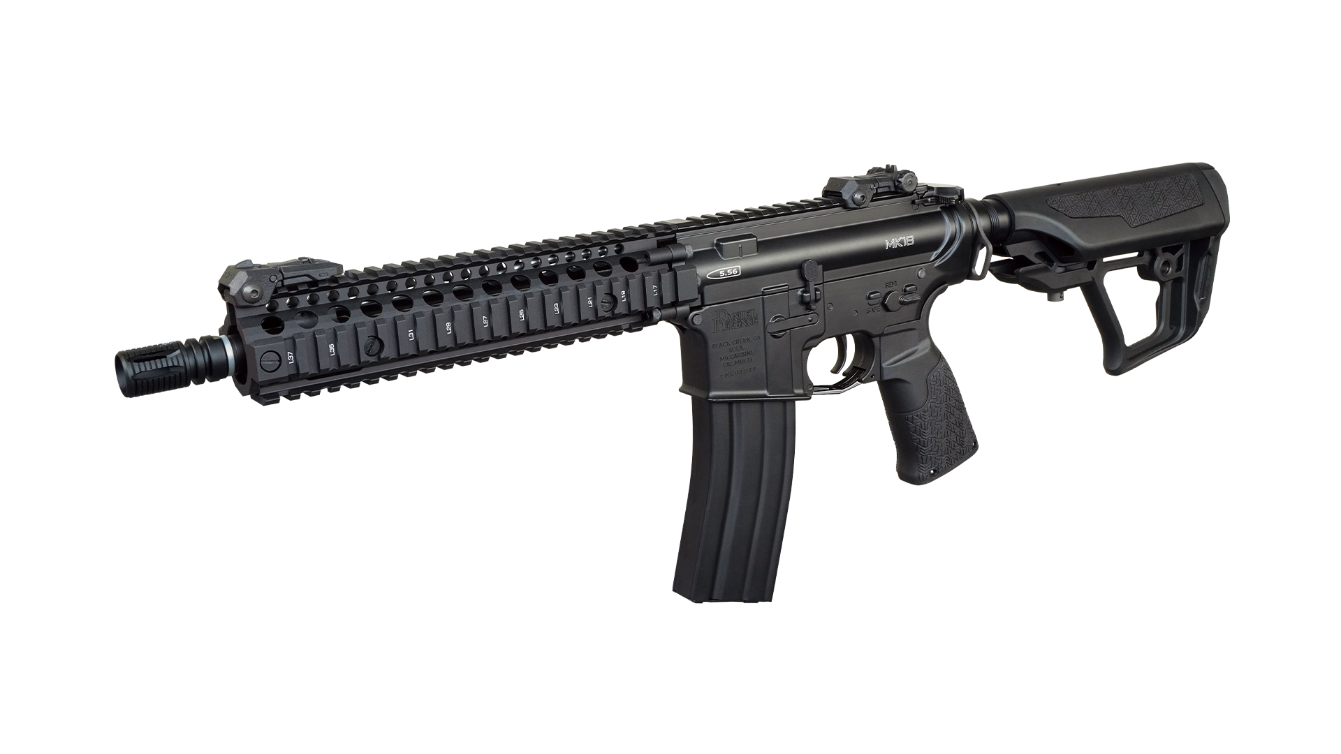 Airsoftgevär AEG Daniel Defense MK18 Svart - 2