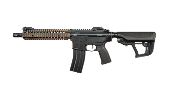Airsoftgevär AEG Daniel Defense MK18 FDE S3