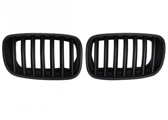 Sportgrill Mattsvart BMW X5 E70 / X6 E71 (07-UPP)