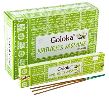 Goloka Nature´s Jasmine Rökelse (12 stickor)