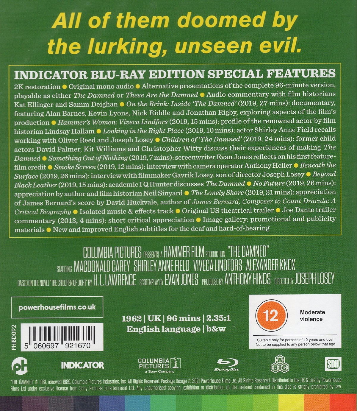 The Damned (ej svensk text) (Blu-ray) - 2