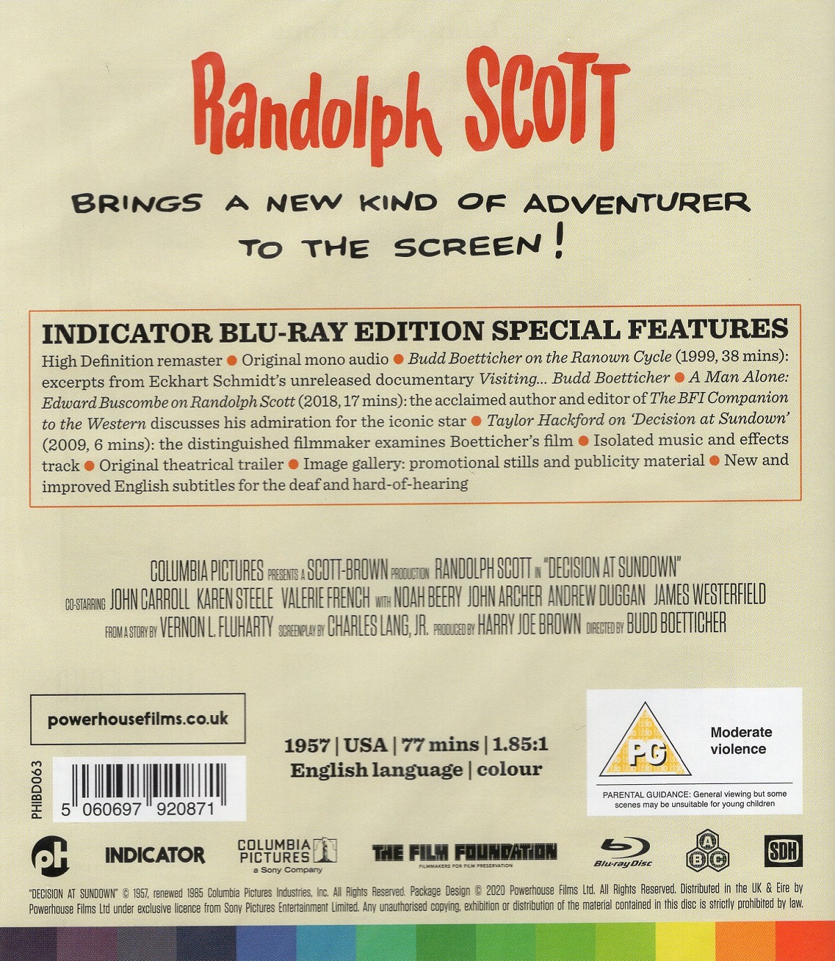 Decision At Sundown (ej svensk text) (Blu-ray) - 2