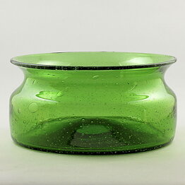 Erik Höglund (1960s) Green Wide Bowl 22 cm