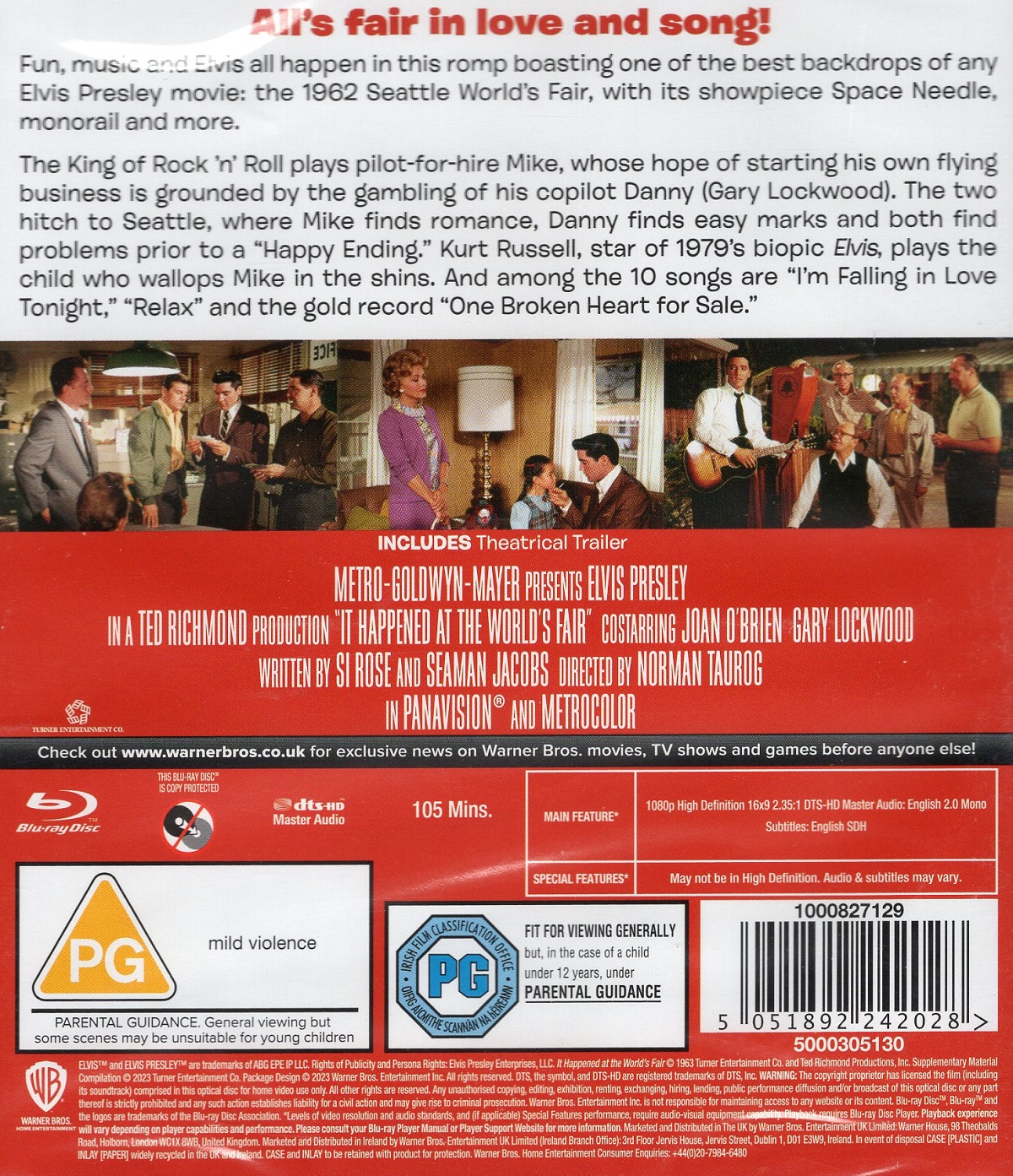 It Happened At the World's Fair (ej svensk text) (Blu-ray) - 2