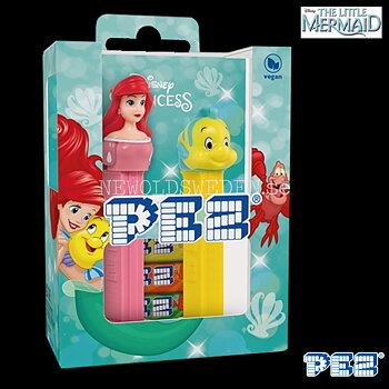 PEZ LITTLE MERMAID TWINSET ARIEL & FLOUNDER + Candy - LIMITED EDITION COLLECTOR-SET