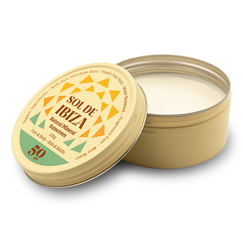 Natural Mineral Sunscreen spf 50, 100g  -  Sol de Ibiza