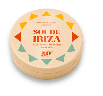 Daily Mineral Sunscreen spf 50, 35g  -  Sol de Ibiza