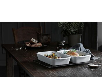 PILLIVUYT Gratängform 32x17 djup Vit