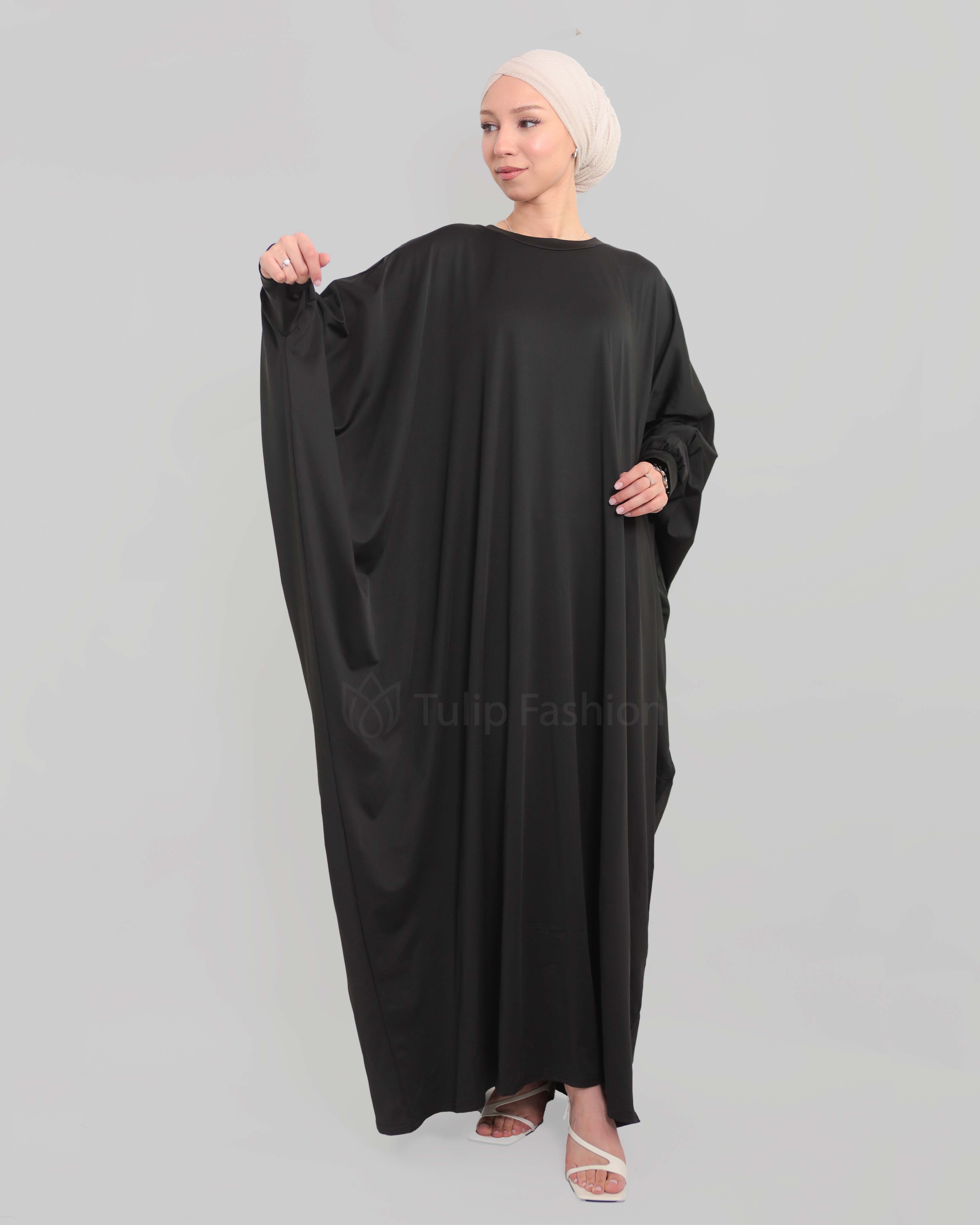 Jamila Abaya - Black - 2