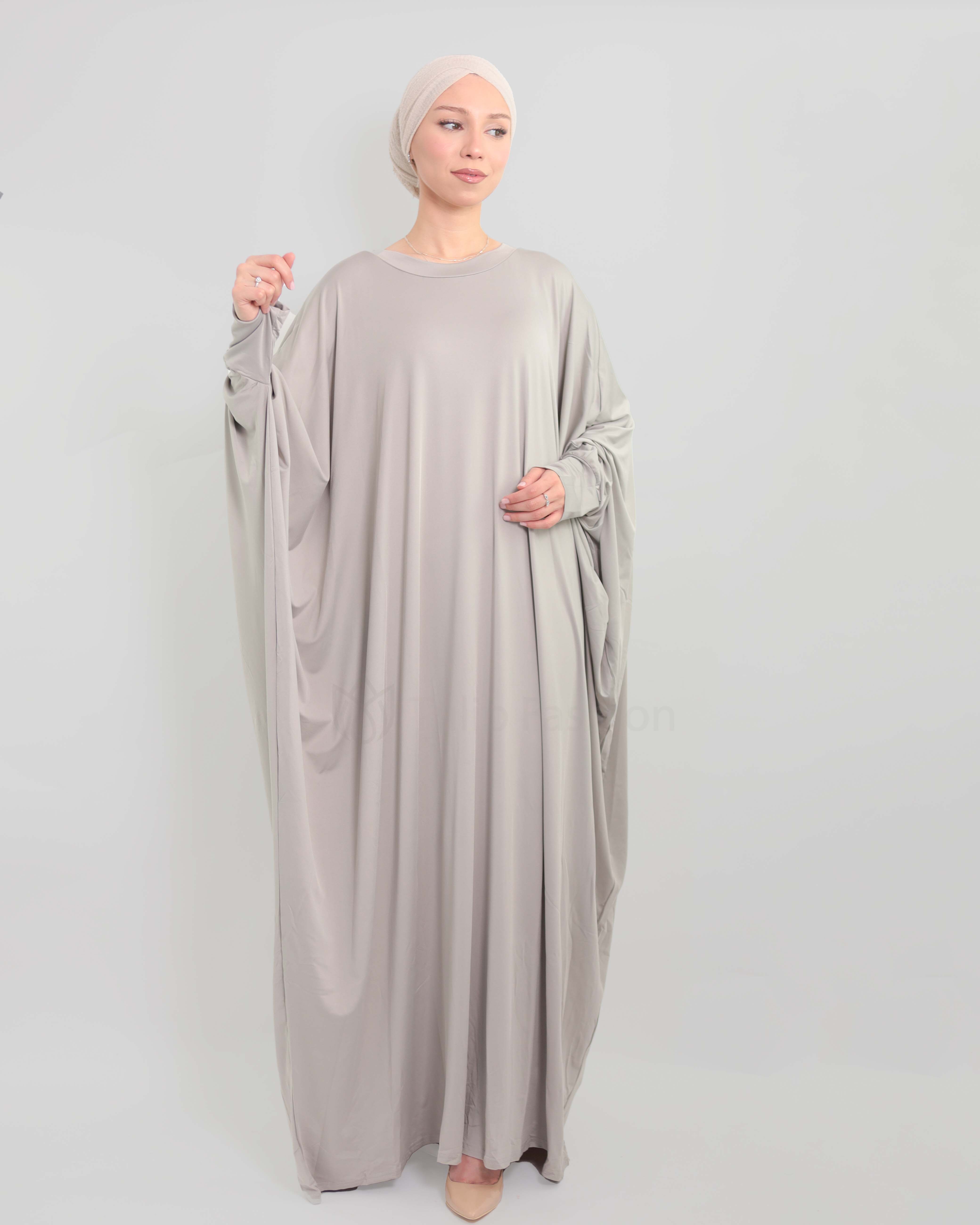 Jamila Abaya - Gray - 2