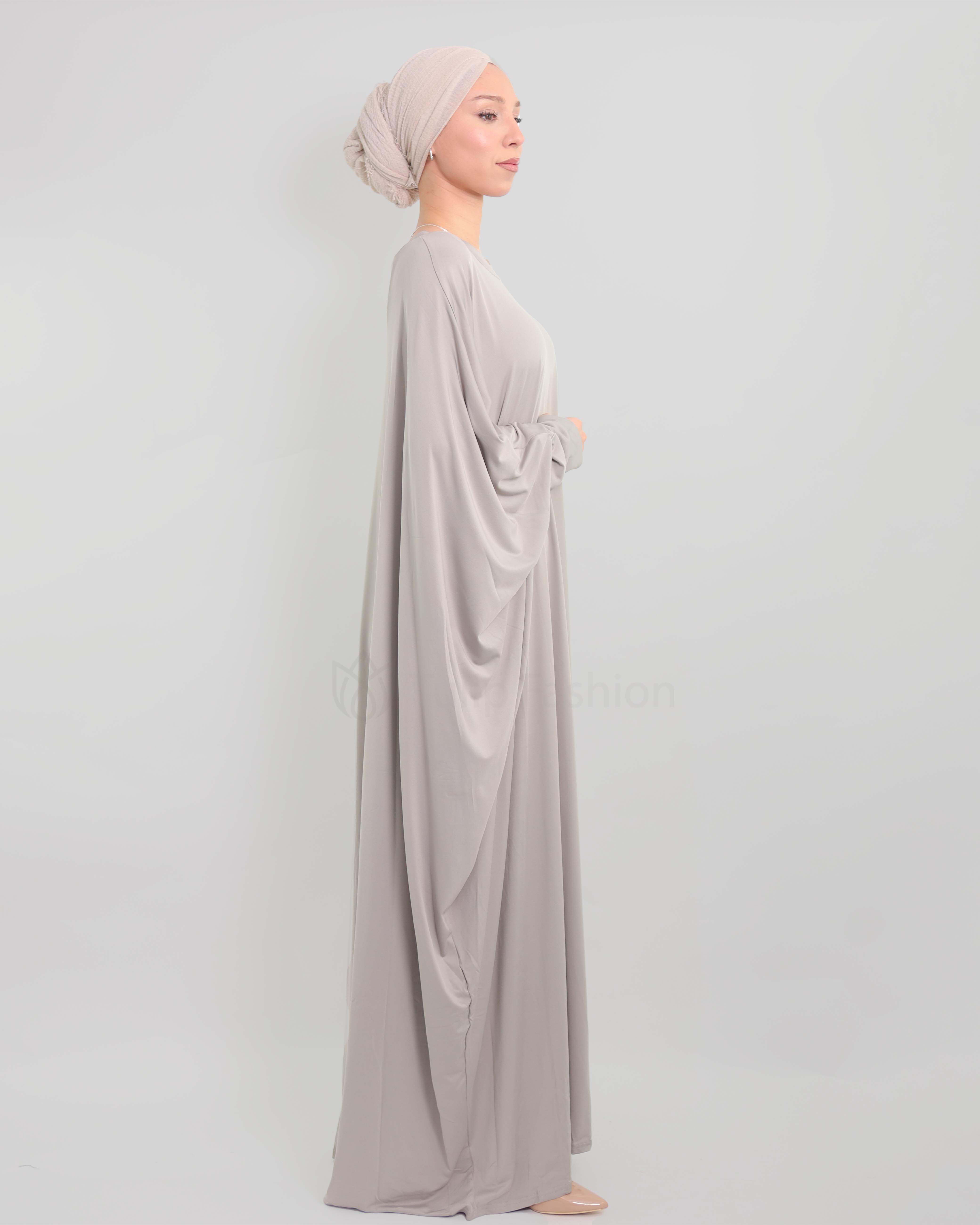 Jamila Abaya - Gray - 3