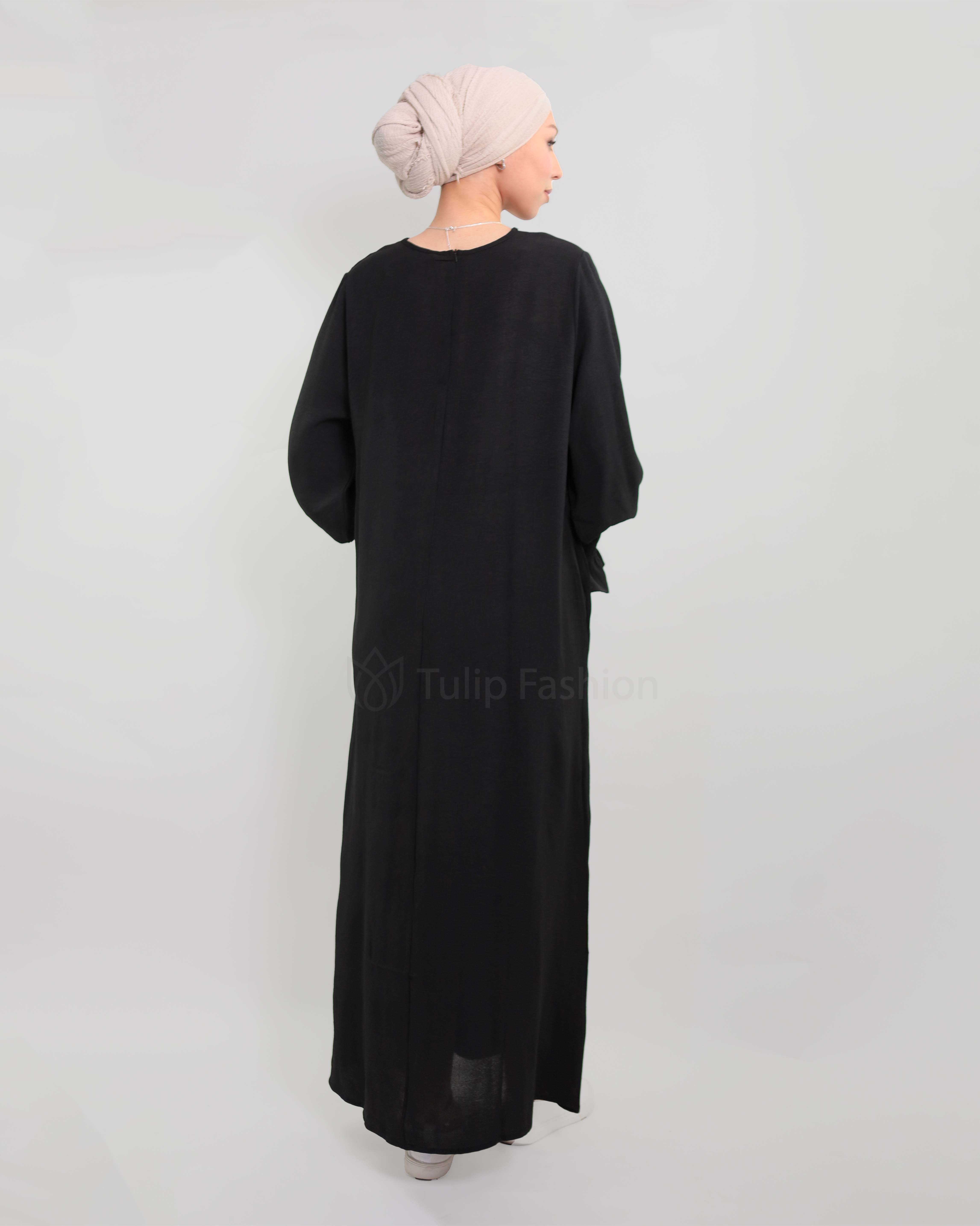 Maryam  Abaya - Black - 3