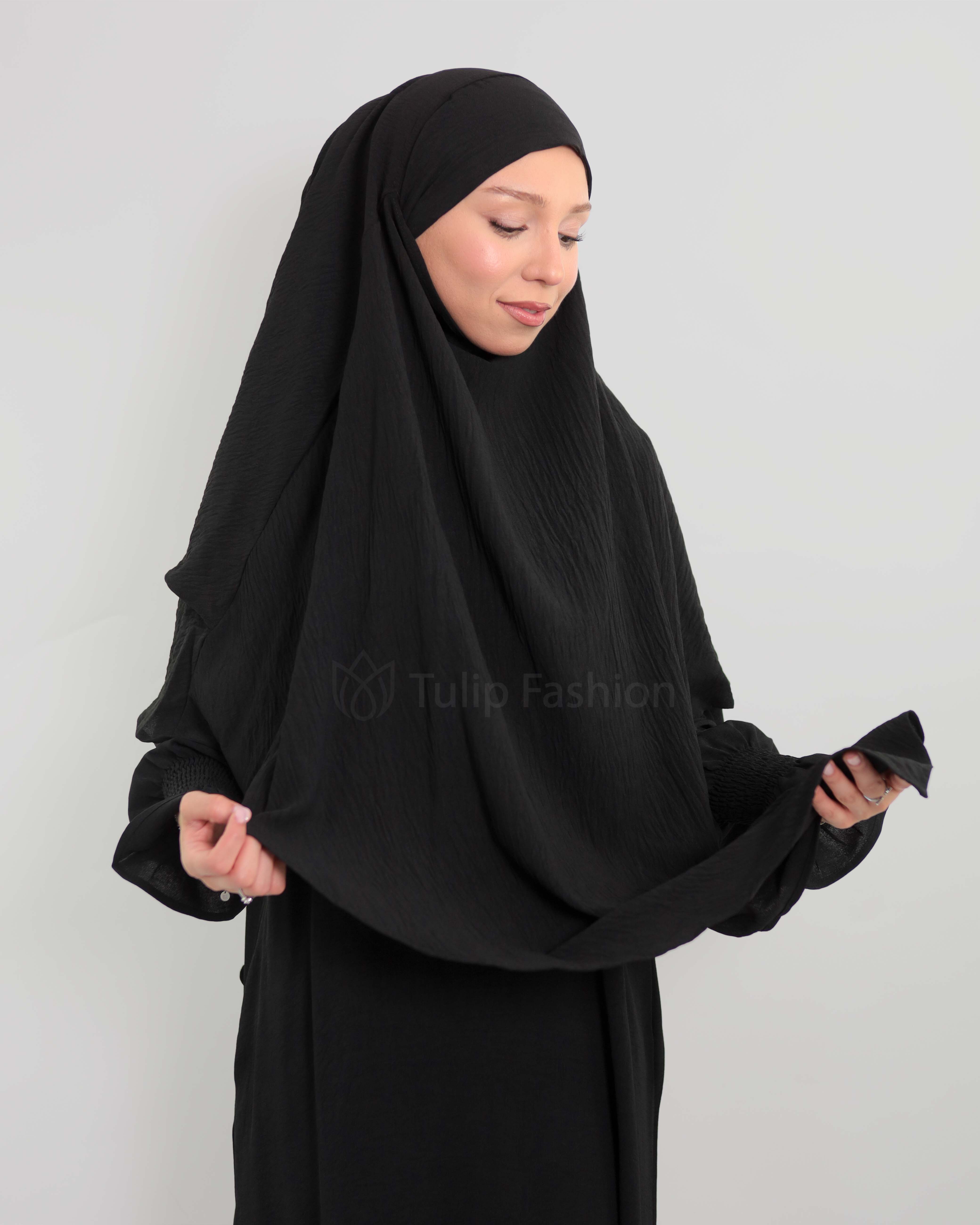 Maryam  Khimar - Black - 2