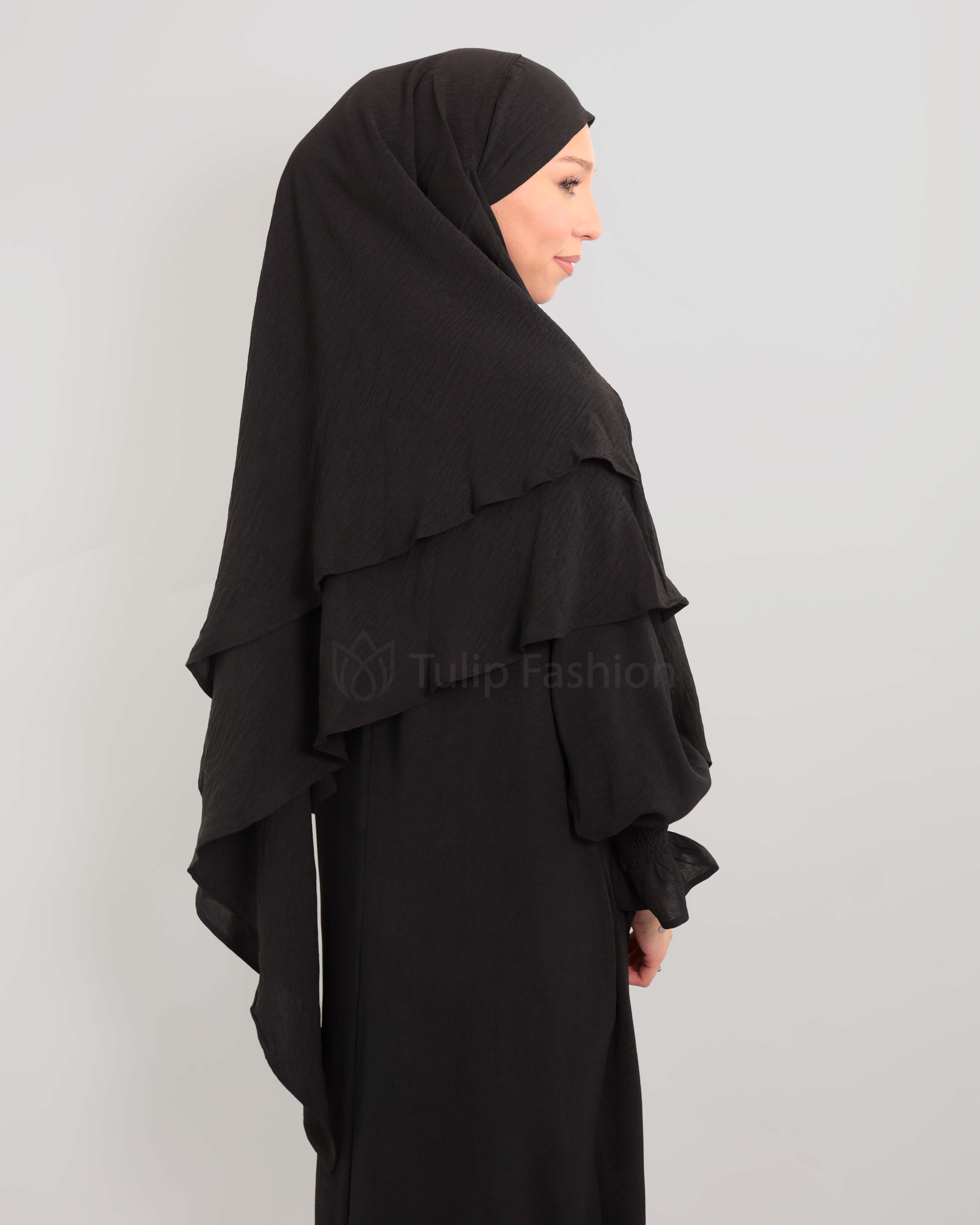 Maryam  Khimar - Black - 4