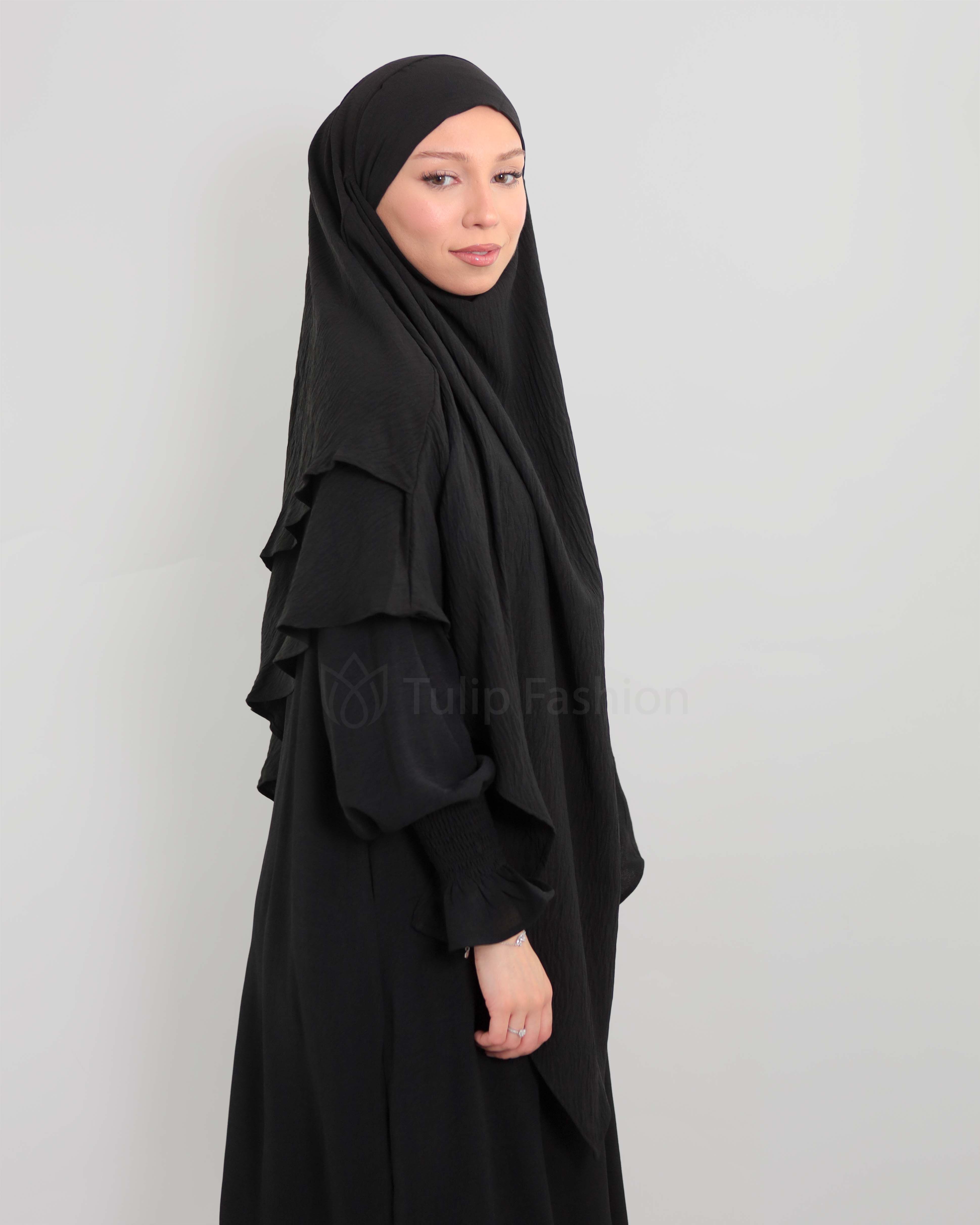 Maryam  Khimar - Black - 3