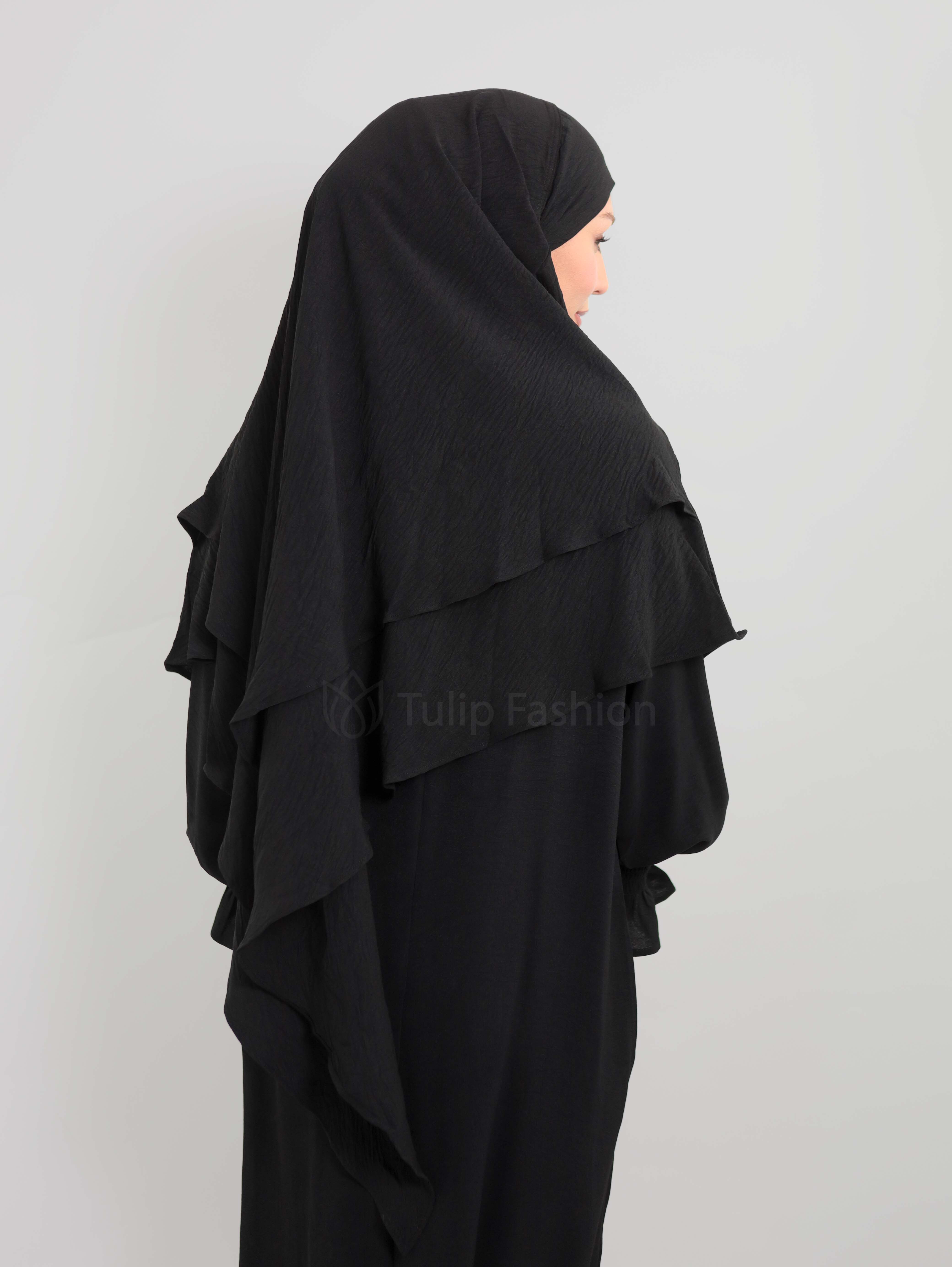 Maryam  Khimar - Black - 5