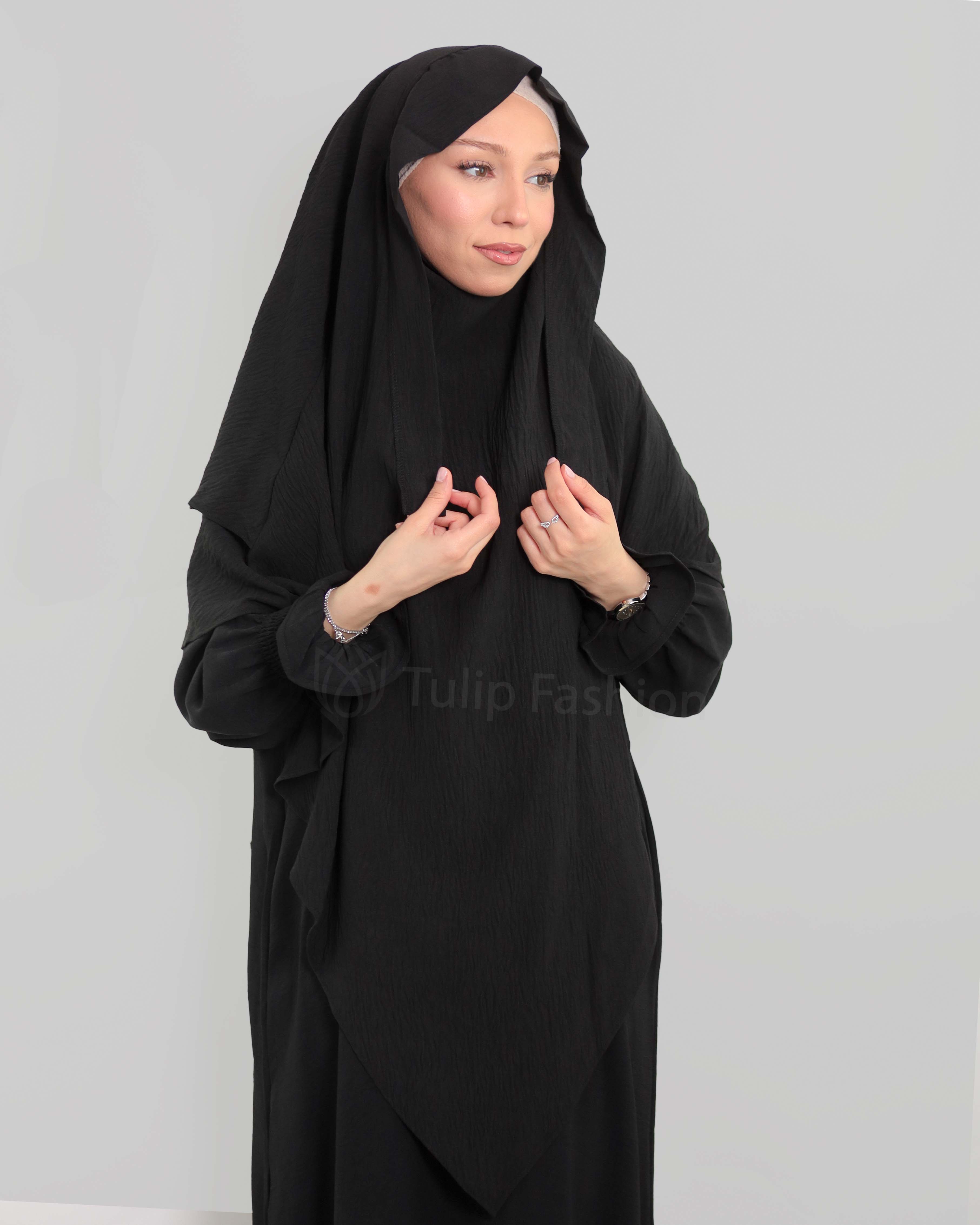 Maryam  Khimar - Black - 6