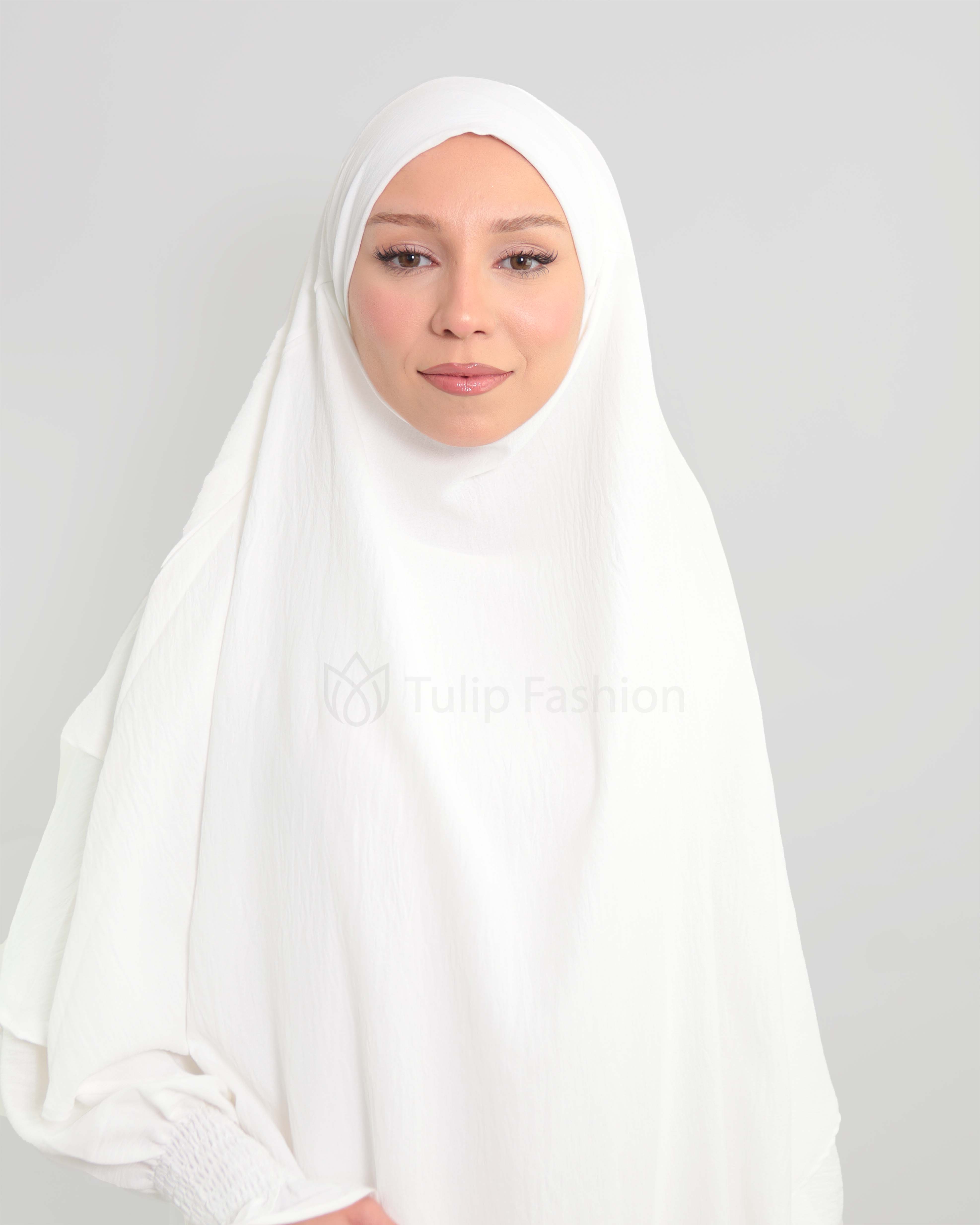 Maryam  Khimar - Vit - 5