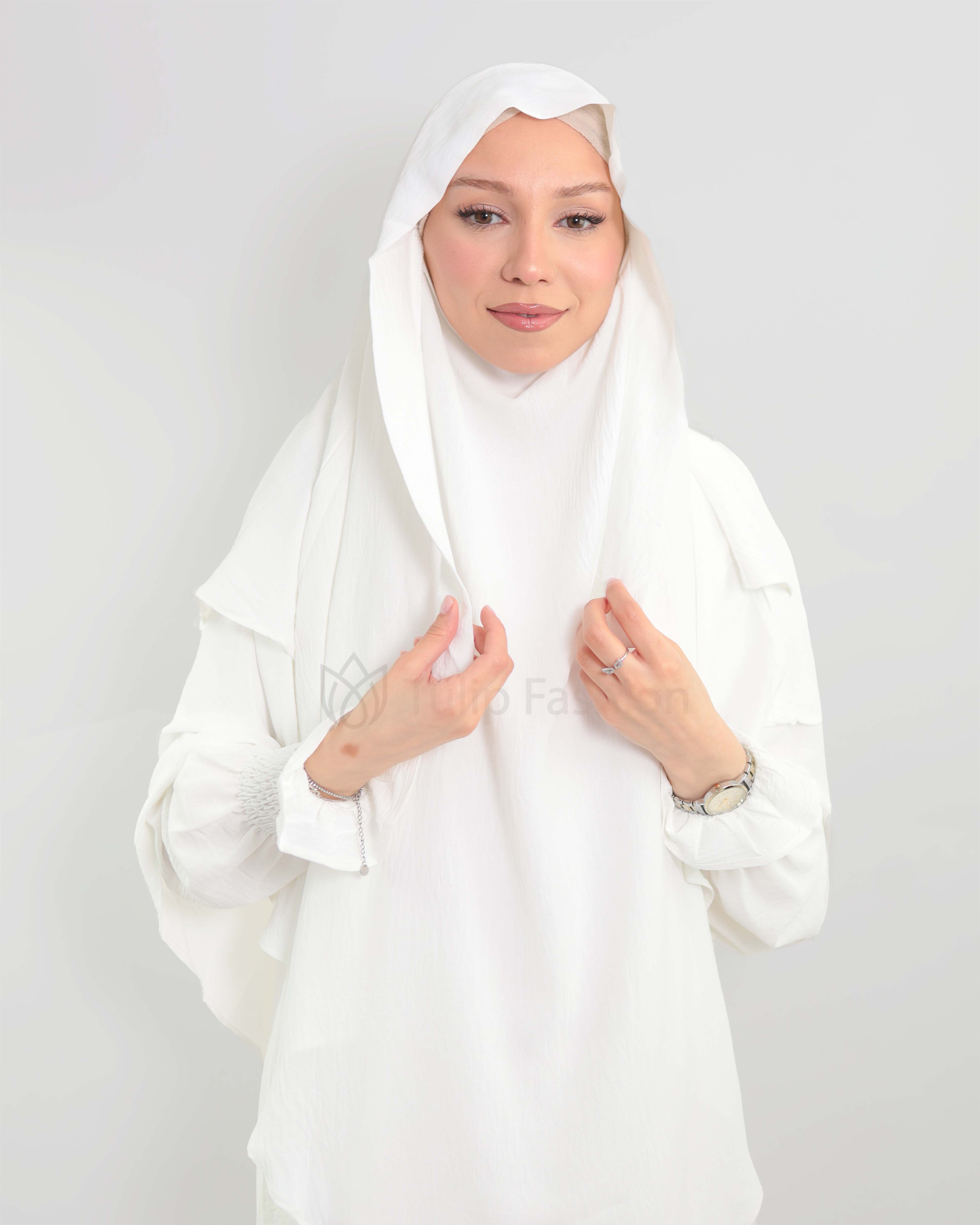 Maryam  Khimar - Vit - 7