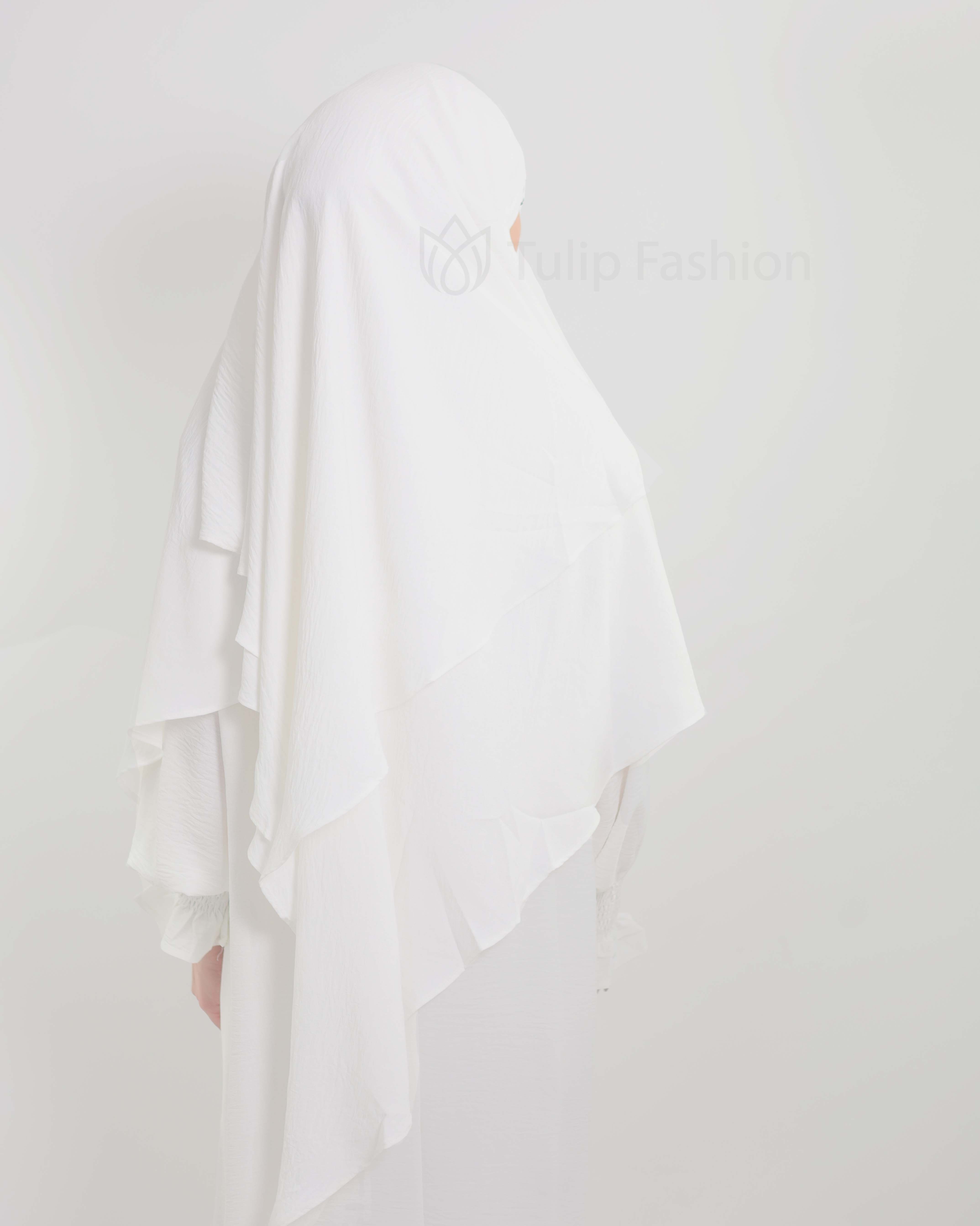 Maryam  Khimar - Vit - 4