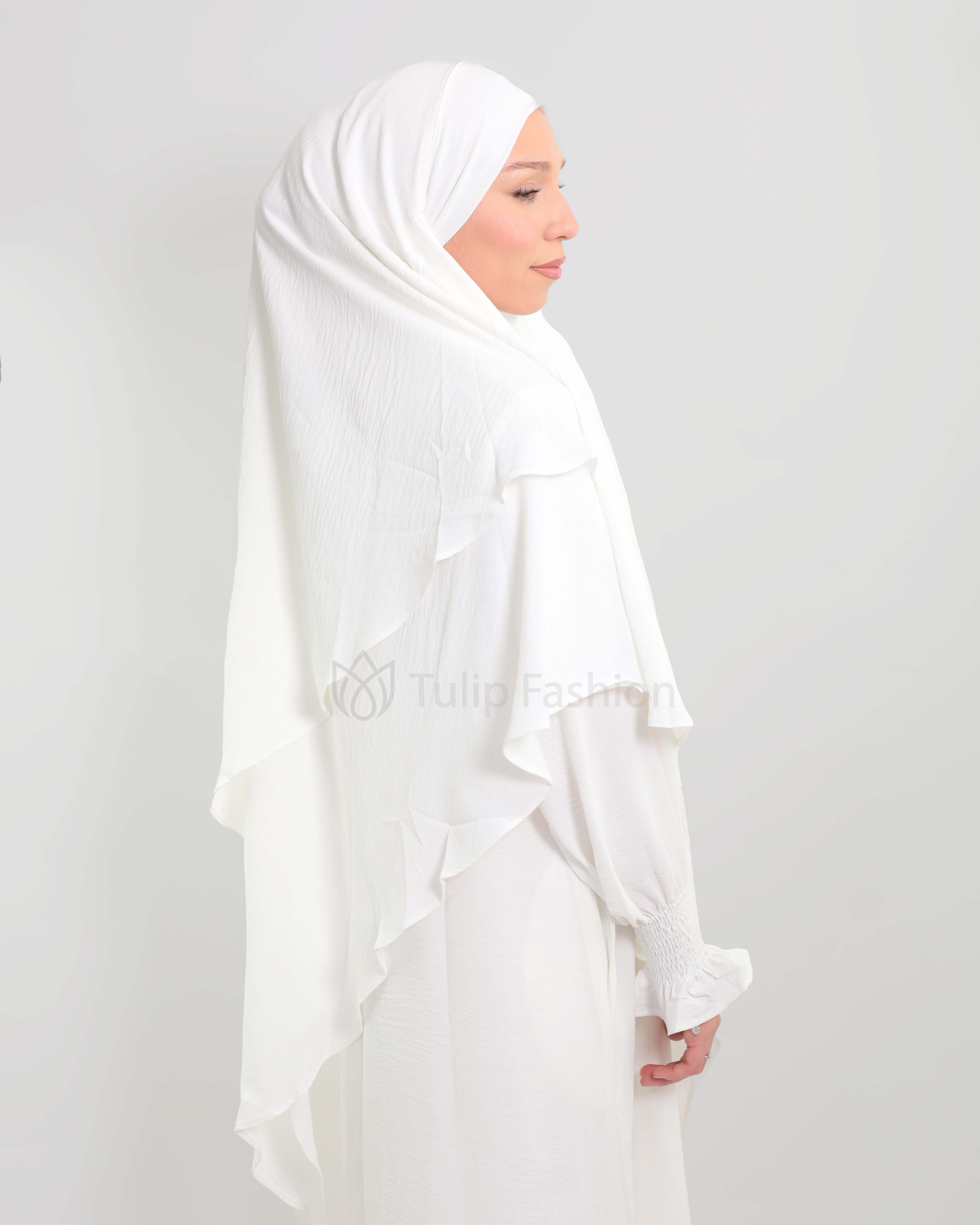 Maryam  Khimar - Vit - 3