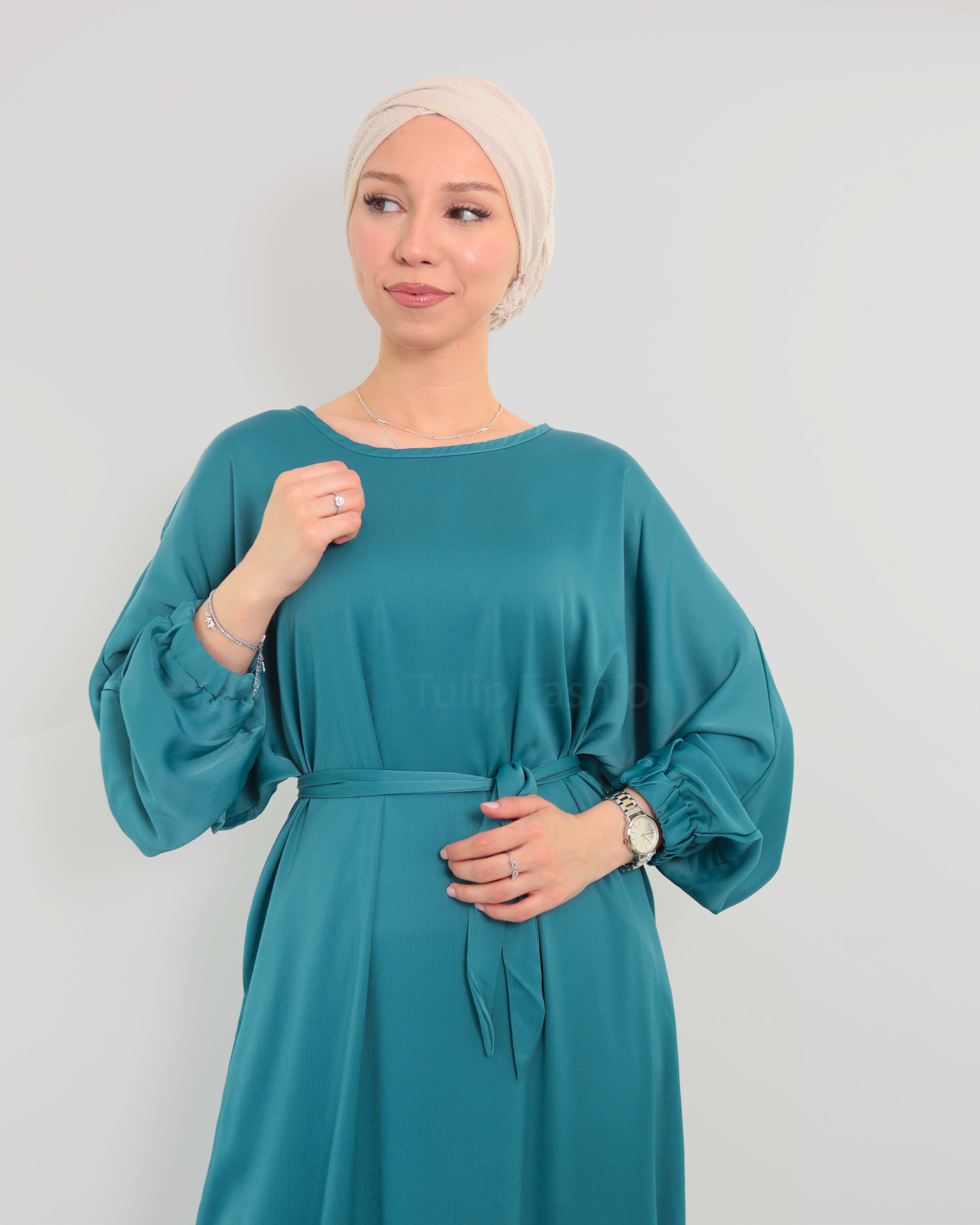 Maxi dress - Turquoise - 5