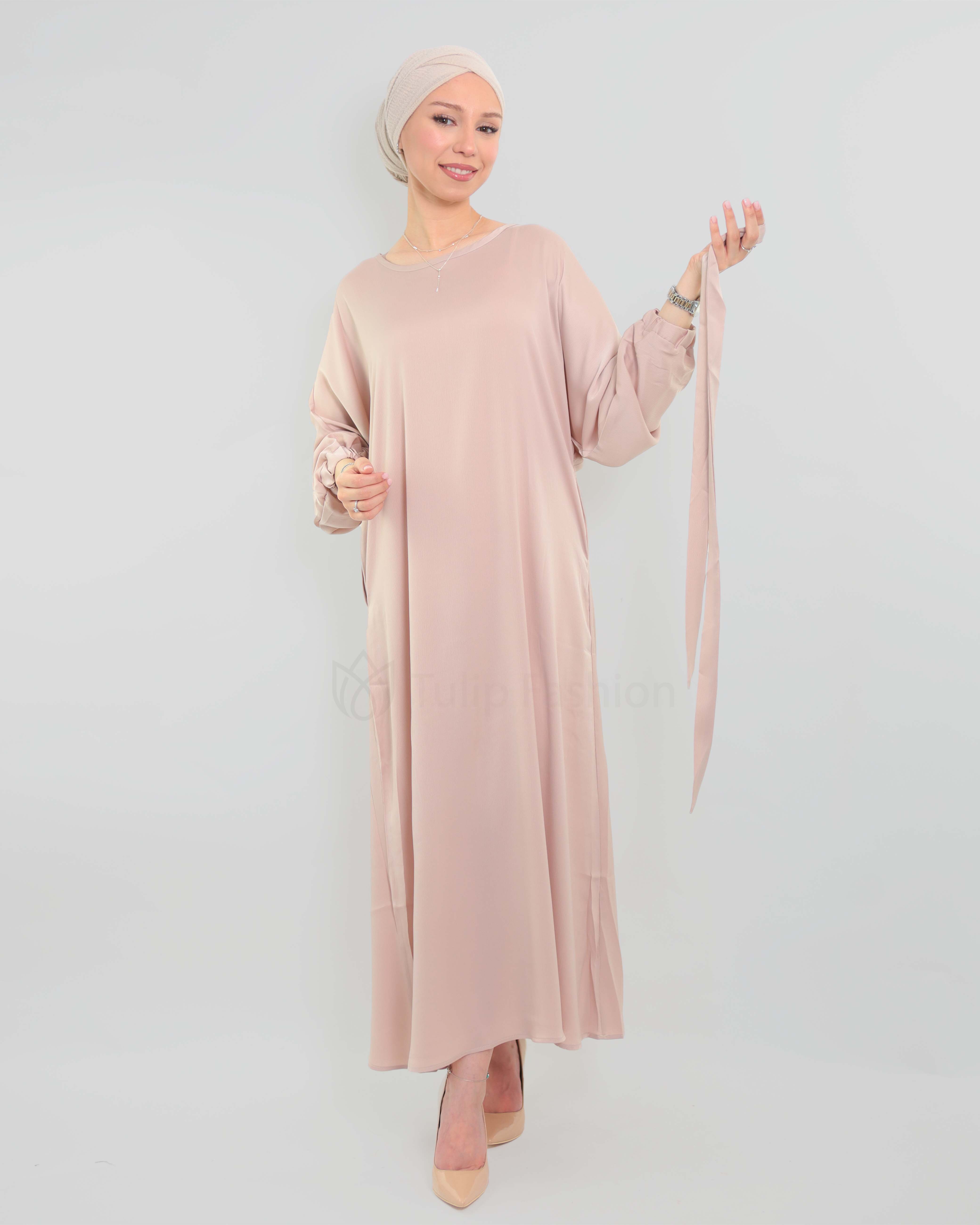 Maxi dress - Nude Beige - 6