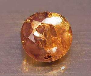Piedra preciosa de alejandrita rusa natural de corte redondo de 0,16 ct muy rara de 3,2 mm - 3