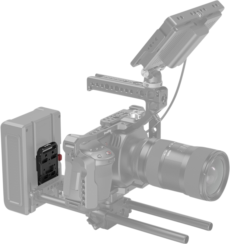 SMALLRIG 2987 Battery Plate Mini V-Mount - 6