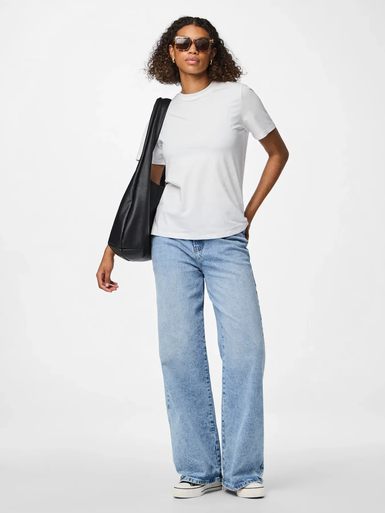 Pieces - Ria Tshirt Vit - 3
