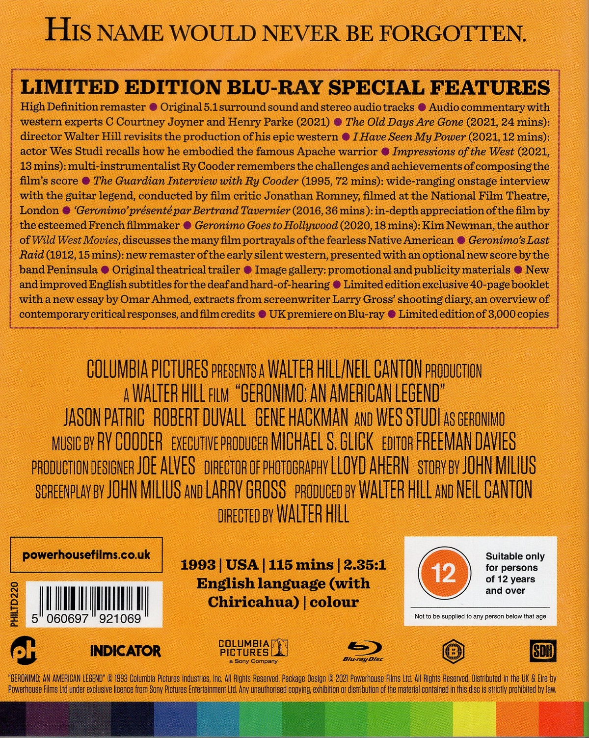 Geronimo (Limited Edition) (ej svensk text) (Blu-ray) - 2