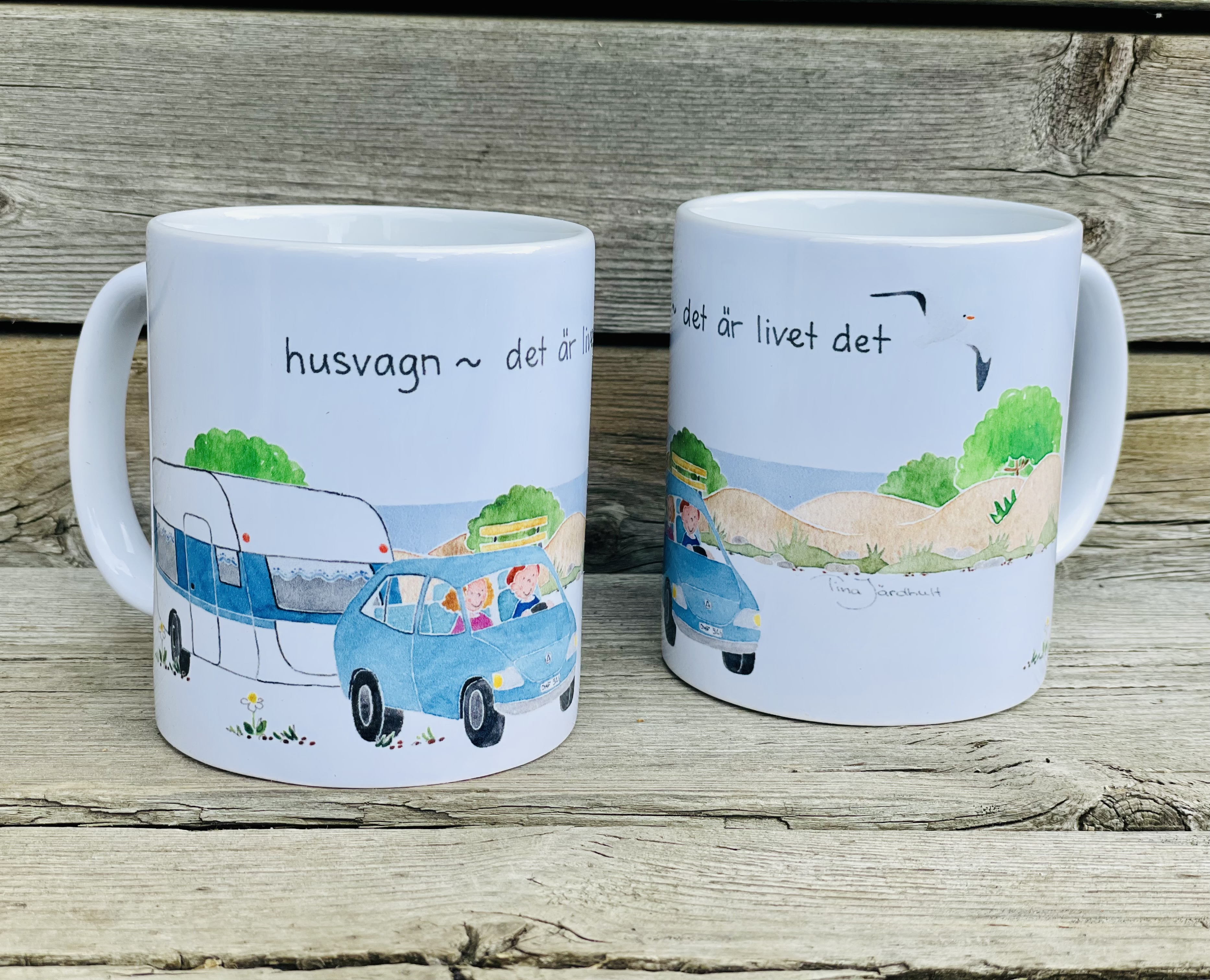 Tina Järdhult Mugg - Husvagn det är livet det - 4