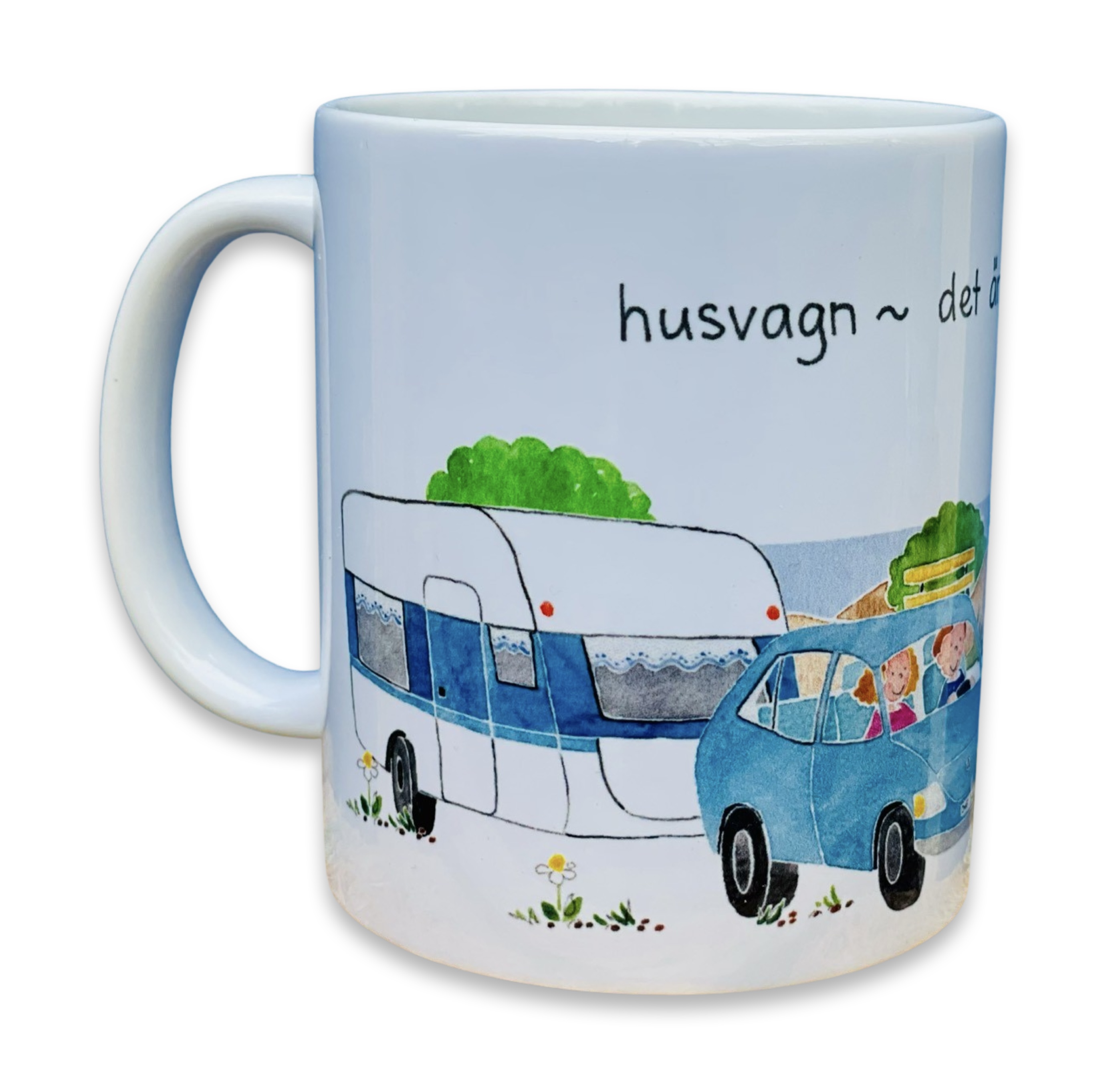Tina Järdhult Mugg - Husvagn det är livet det