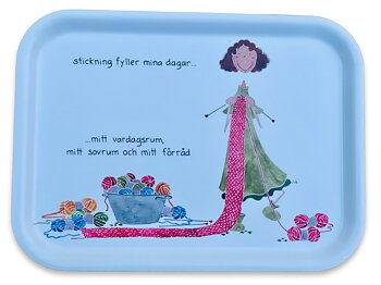 Tina Järdhult Bricka - Stickning
