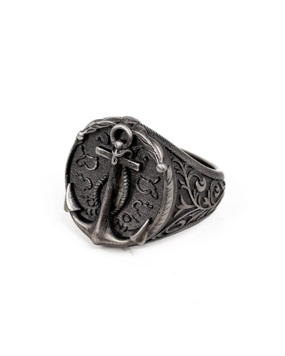 Jernhest - Jasper - Ring Antique Silver - 2