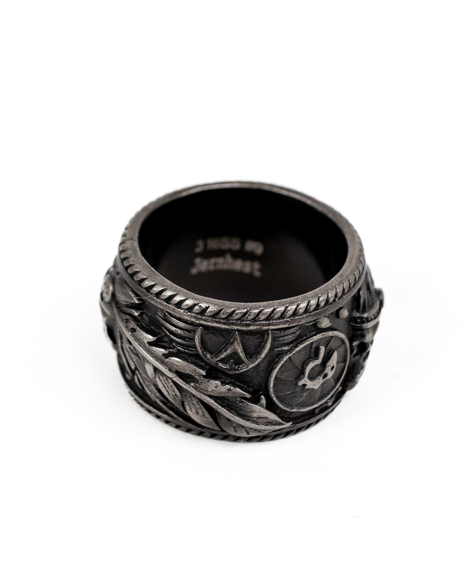 Jernhest - Koda - Ring Antik Silver - 6