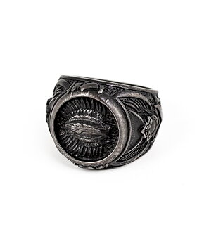 Jernhest - Theo Ring Antique Silver